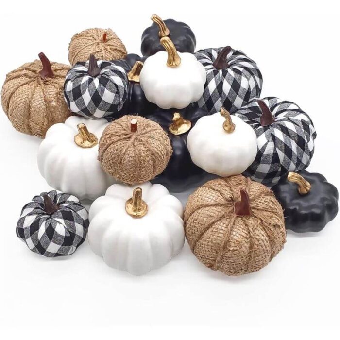 Foam Mini Pumpkins for Fall Decor, Harvest, Halloween & Thanksgiving Decorations - Image 3
