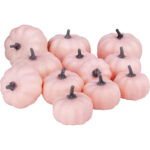 White Artificial Pumpkins – Rustic Harvest Foam Pumpkins for Fall, Halloween & Thanksgiving Home Decor - Image 17