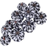 White Artificial Pumpkins – Rustic Harvest Foam Pumpkins for Fall, Halloween & Thanksgiving Home Decor - Image 26