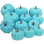 White Artificial Pumpkins – Rustic Harvest Foam Pumpkins for Fall, Halloween & Thanksgiving Home Decor - Image 12