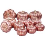 White Artificial Pumpkins – Rustic Harvest Foam Pumpkins for Fall, Halloween & Thanksgiving Home Decor - Image 13