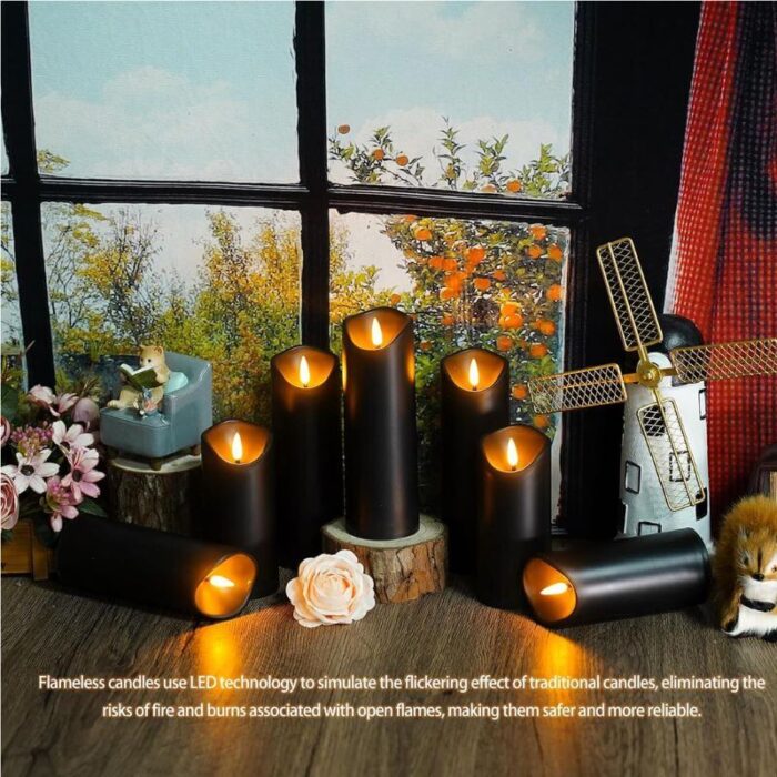 Flameless Candles with Remote , Battery Operated LED Candles Set - Image 3