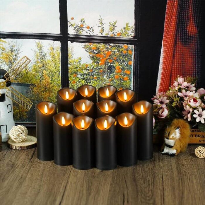 Flameless Candles with Remote , Battery Operated LED Candles Set - Image 1