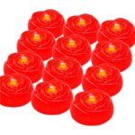 Red Rose Tealights Candles led waterproof, for Romantic Pool, Bathtub, Wedding - Image 6