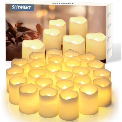 Realistic Flickering Flameless Candles  For wedding  , Battery Operated Flameless Fake Candles