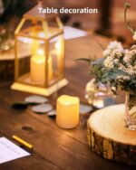 Realistic Flickering Flameless Candles  For wedding  , Battery Operated Flameless Fake Candles - Image 5