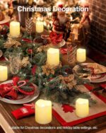 Realistic Flickering Flameless Candles  For wedding  , Battery Operated Flameless Fake Candles - Image 3