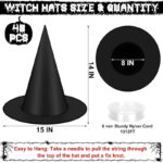 Halloween Witch Hats For Sale , Halloween Horror Night 2025 ,Witch Costume Accessories - Image 6
