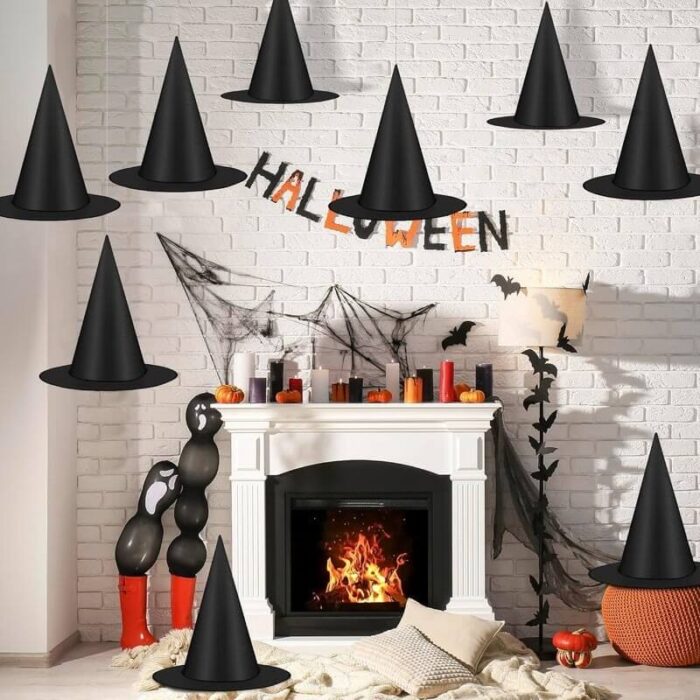 Halloween Witch Hats For Sale , Halloween Horror Night 2025 ,Witch Costume Accessories - Image 2