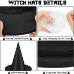 Halloween Witch Hats For Sale , Halloween Horror Night 2025 ,Witch Costume Accessories - Image 5