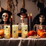 Halloween fake candles, Halloween flameless candles for sale, faux candles with timer - Image 19