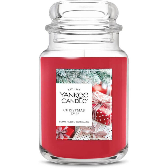 Winter Night Stars Large Jar Scented Candle , 22 Oz Soy Wax Blend, Long Lasting 150 Hour Burn - Image 1