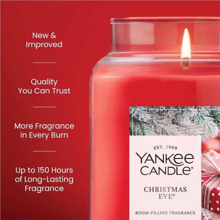 Winter Night Stars Large Jar Scented Candle , 22 Oz Soy Wax Blend, Long Lasting 150 Hour Burn - Image 3