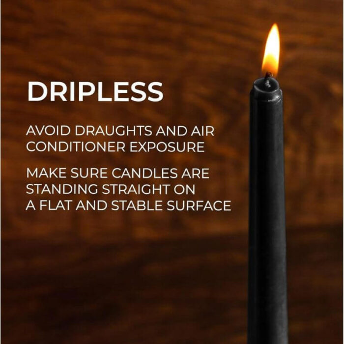 Taper Candles for Weddings, Dinners, Parties & Halloween - Image 7