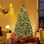 Artificial Christmas trees on sale with lights , xmas trees for sale